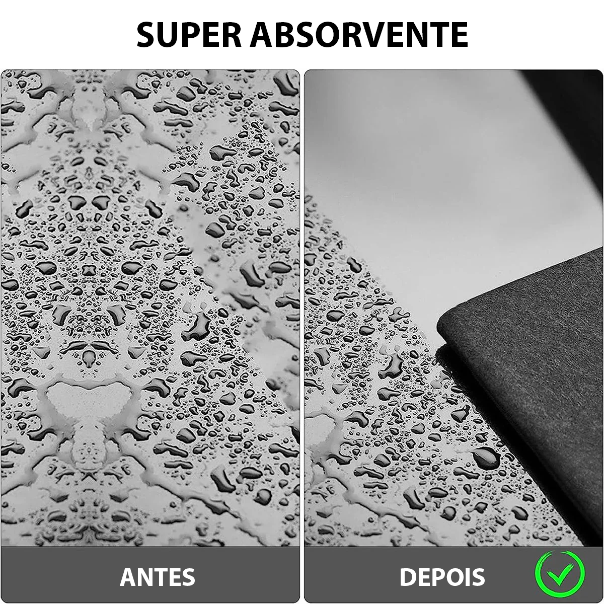 Kit com 5 panos de microfibra mágicos